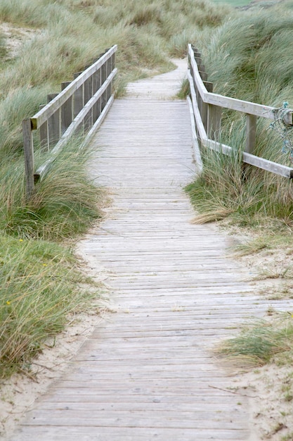 Fußweg zum Maghera Beach in Ardara, Donegal, Irland