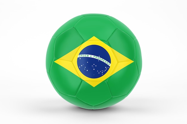 fútbol de bandera de brasil