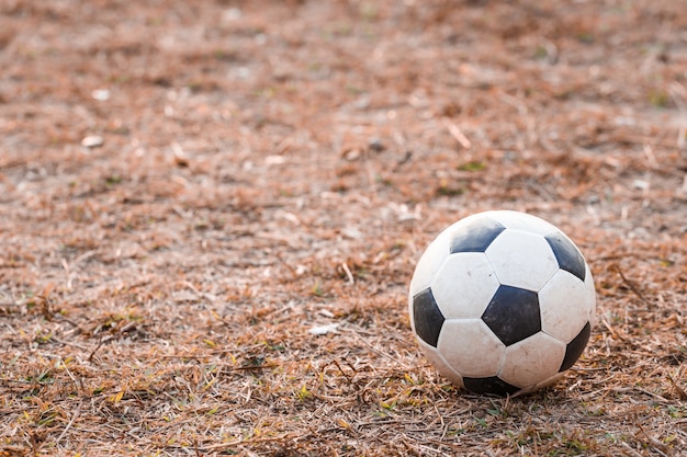 Foto fútbol en el césped