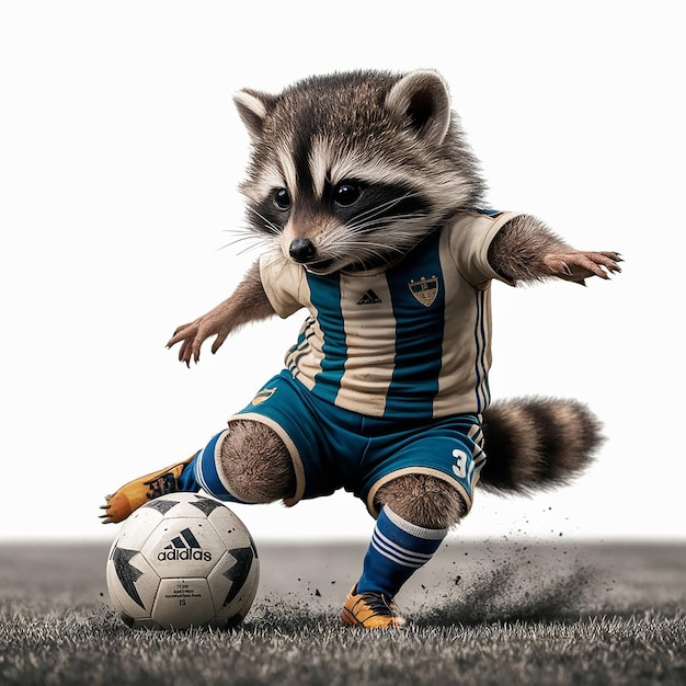 Foto futebol de desenho animado