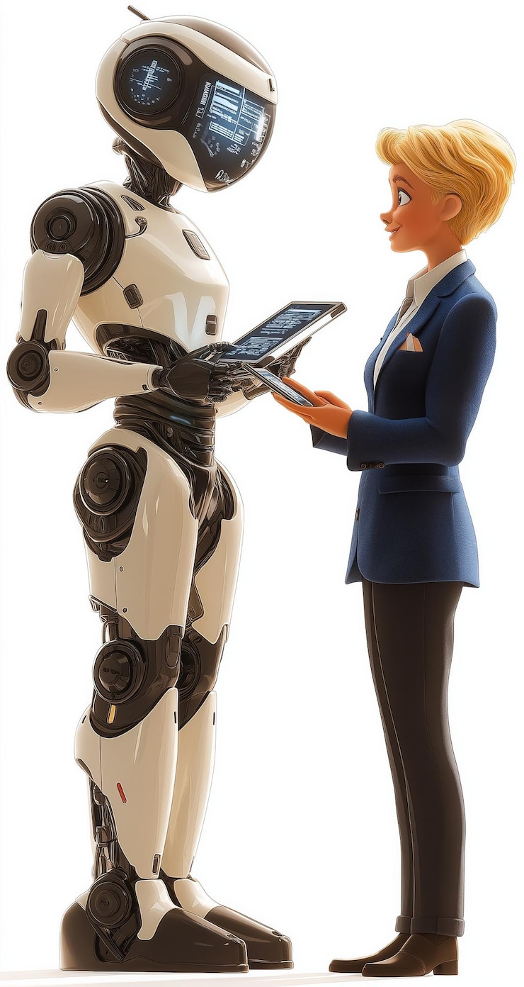 Foto una futura interacción del robot con el niño