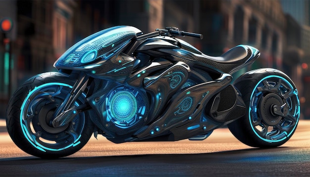 Futura motocicleta Neo Cyber