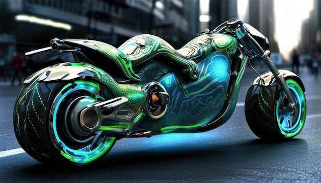 Futura motocicleta Neo Cyber