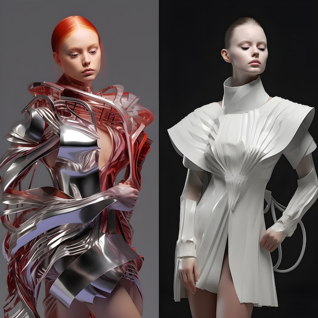 El futurismo de la moda desencadena las posibilidades de la vanguardia a través del diseño 3D