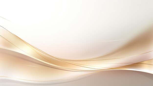 Futurista blanco y dorado color que fluye fondo ondulante papel tapiz HD