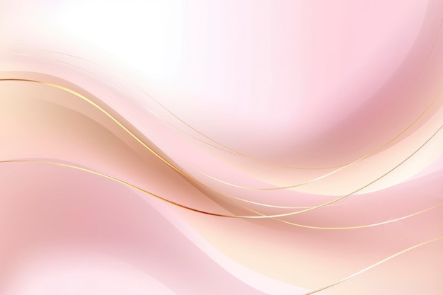 Futurista cor-de-rosa e dourada fluindo ondulando papel de parede de fundo