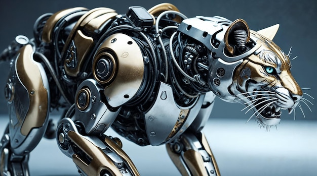 Futuristic Robotic Tiger
