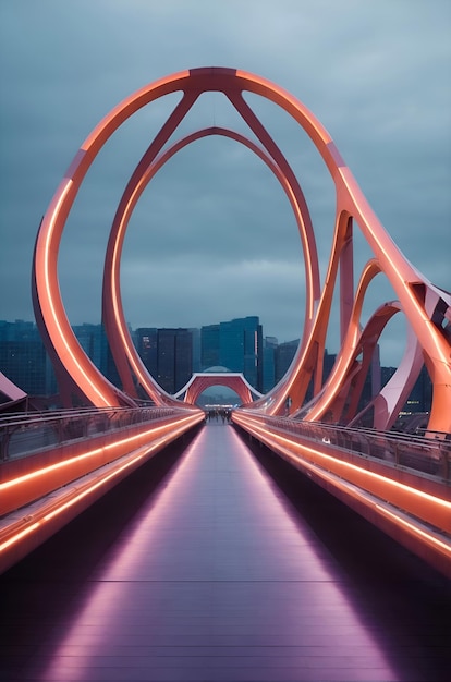 Futuristische Brückenentwürfe, die die Grenzen von Technik und Ästhetik überschreiten