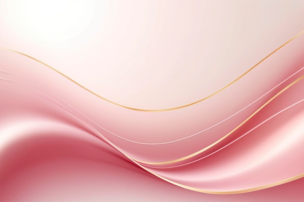 futuristische rosa und goldfarbene fließende, wellenhafte Hintergrundtapeten