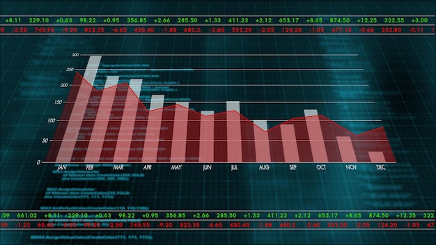 Futuristischer Computerbildschirm Big Data Analytics Science Technology HUD-Schnittstelle