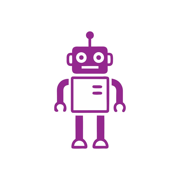 Futuristischer geometrischer Roboter
