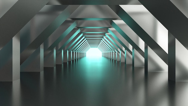 Futuristischer Tunnel