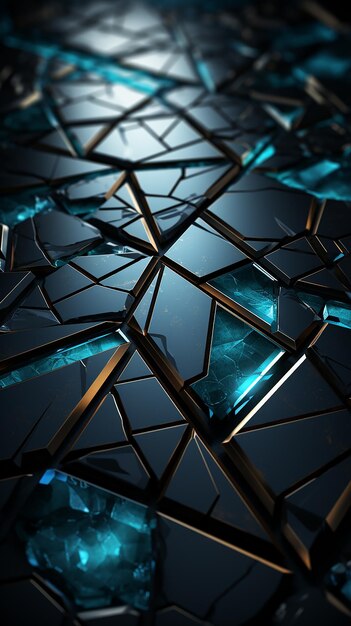 Futuristisches 3D-Hexagon-Hintergrunddesign