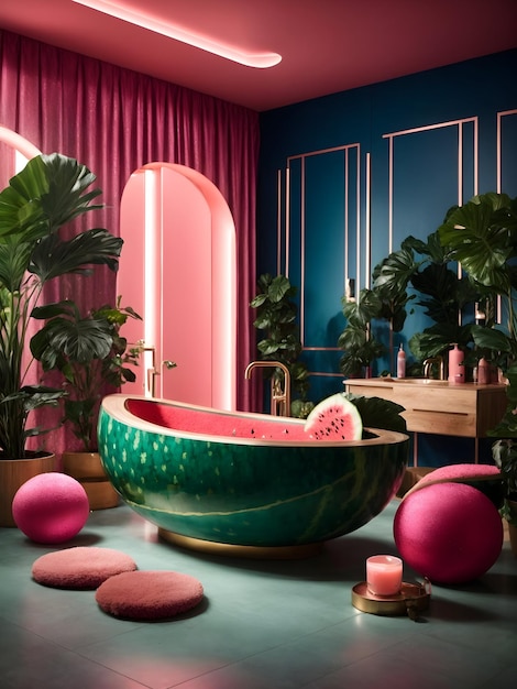 Futuristisches Badezimmer