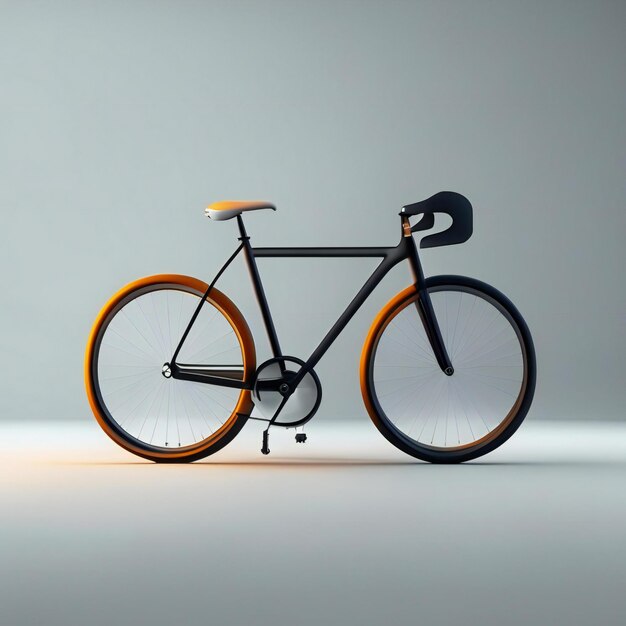 Futuristisches modernes Fahrradkonzept Design Generative KI