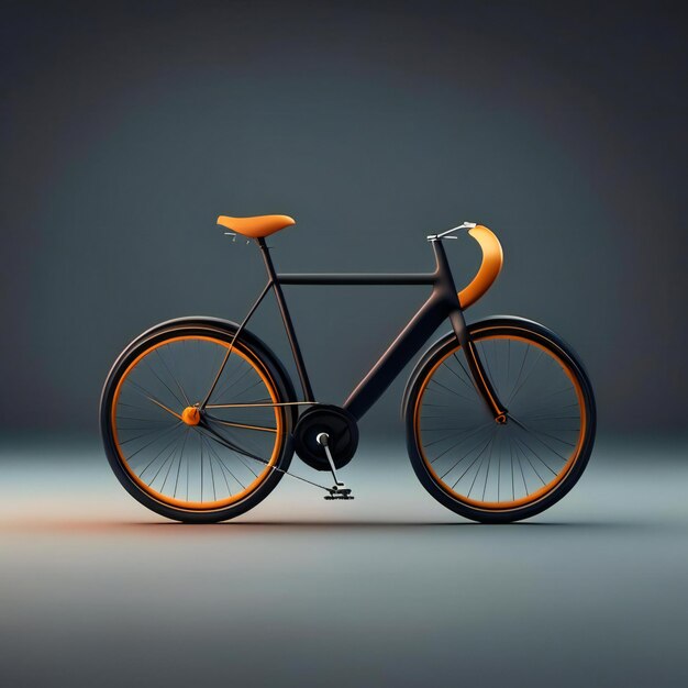 Futuristisches modernes Fahrradkonzept Design Generative KI