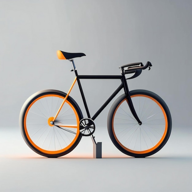 Futuristisches modernes Fahrradkonzept Design Generative KI