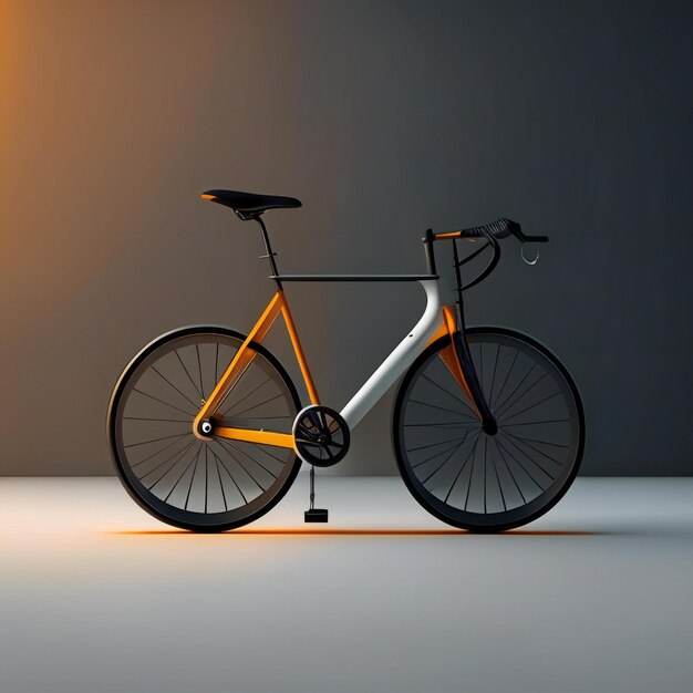 Futuristisches modernes Fahrradkonzept Design Generative KI