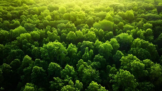 Foto el futuro de la conservación de los bosques mundiales haciendo hincapié en las prácticas forestales sostenibles concepto de conservación de los bosques prácticas sostenibles estrategias futuras de conservación mundial impacto ambiental