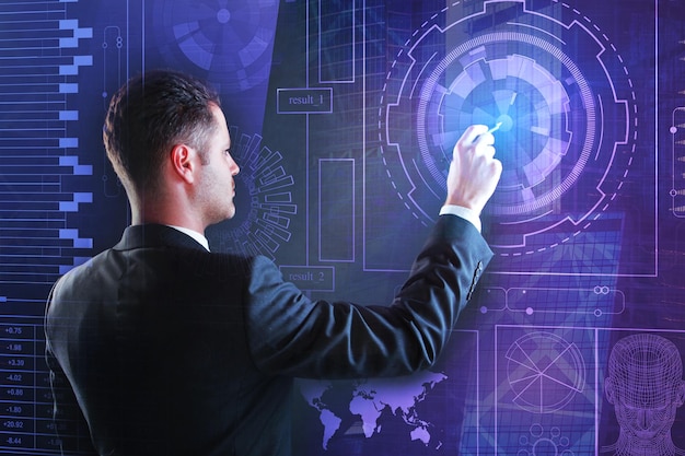 Futuro financiero y concepto de análisis.