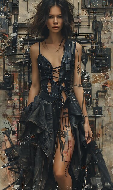 El futuro de la moda con Cyber desencadenando el poder de la tecnología y el estilo para las tendencias de alta moda