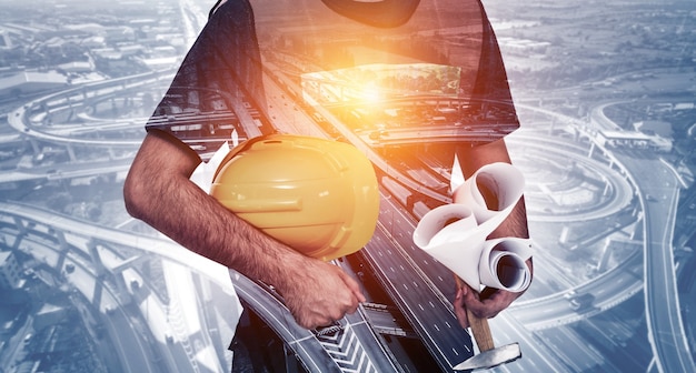 Futuro proyecto de ingeniería de construcción de edificios.