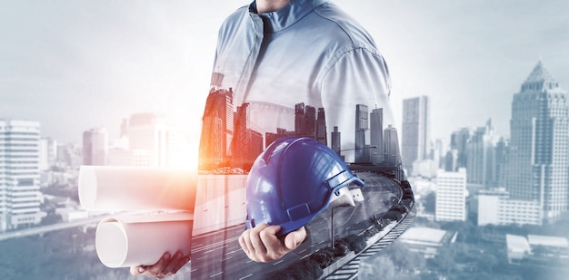 Futuro proyecto de ingeniería de construcción de edificios.