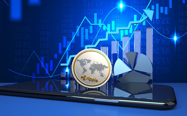 Futuros del mercado de valores de representación 3D de información privilegiada de negocios