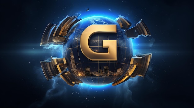 G Global Logo Design-Buchstabe