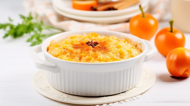 Gachas Al Horno Con Zanahorias Ralladas