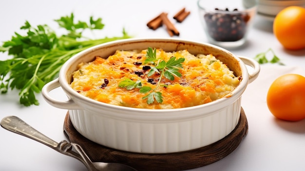 Gachas Al Horno Con Zanahorias Ralladas