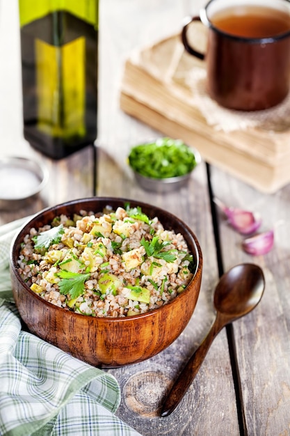 Gachas De Alforfón Con Verduras