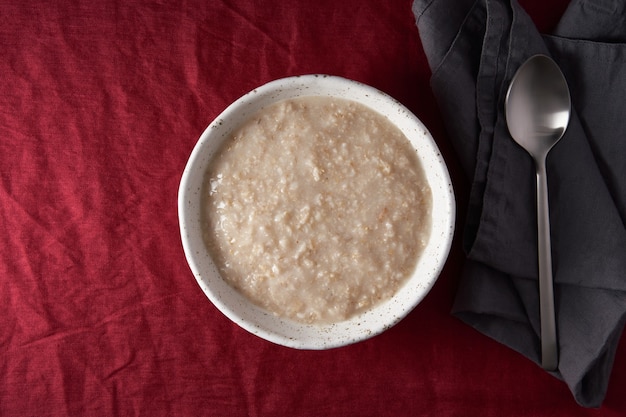 Gachas de avena sin cobertura