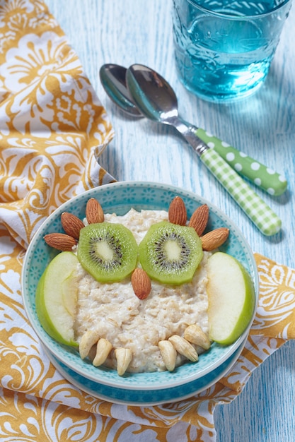 Gachas de desayuno para niños