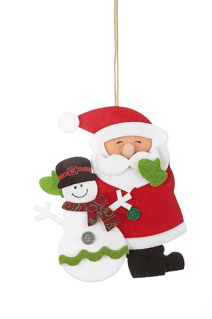 Gadget navideño para colgar en el árbol de Navidad con figuras de Papá Noel, belén, trineo
