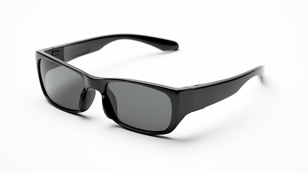 Gafas de cine 3D en blanco y negro