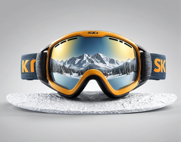 las gafas de esquí están diseñadas para proteger el sol del sol y la nieve