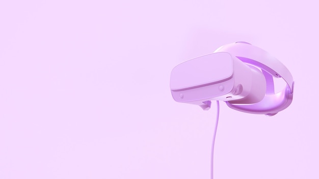 Gafas Pink VR innovadoras tecnologías de realidad virtual renderizado 3D