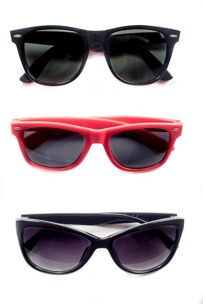 Gafas de sol aisladas
