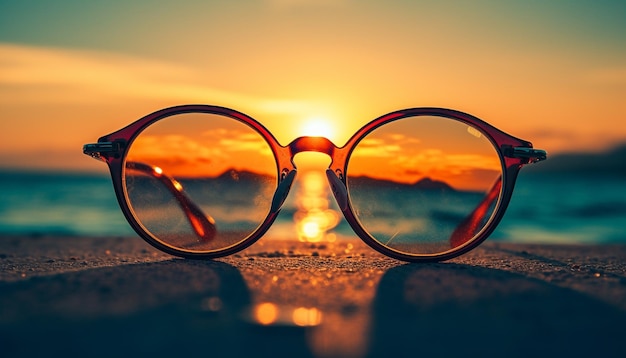 gafas de sol para el atardecer