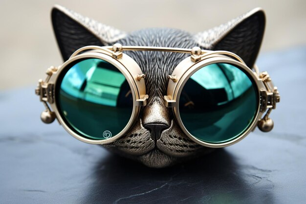 Gafas de sol con estilo de gato