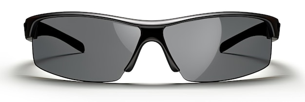 Gafas de sol negras aisladas en el camino de recorte blanco incluido perfecto para uso femenino o masculino bajo el sol