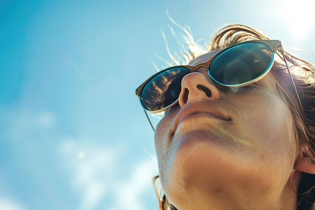 Gafas de sol que muestran la tecnología de nanocoating que repele las gotas de agua y garantiza una visión cristalina