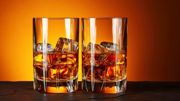 Las gafas de whisky escocés de malta única mezclado whisky HD fondo papel tapiz de escritorio papel tapiz