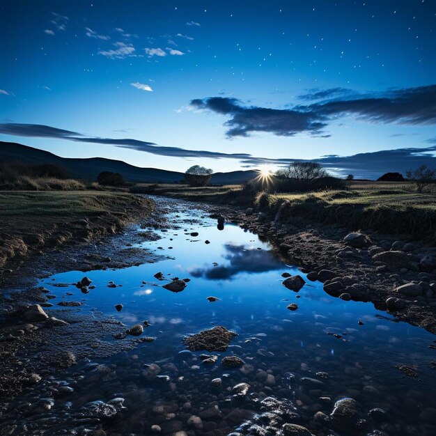 Galactic Gaze Nachtlandschaft Foto