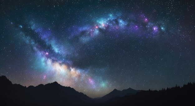 galaktische Tapete Hintergrund der Galaxie