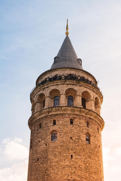 Galata-Turm aus alten Zeiten in Istanbul