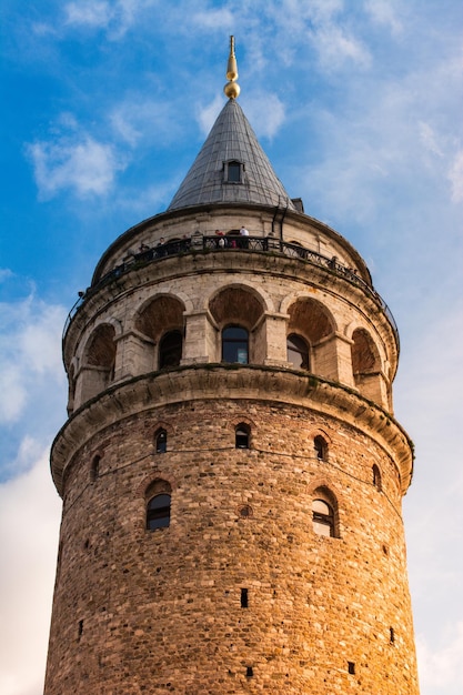 Galata-Turm aus alten Zeiten in Istanbul