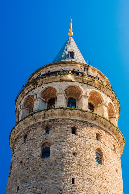 Galata-Turm aus alten Zeiten in Istanbul