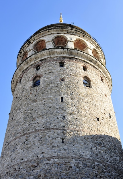 Foto galata turm in istanbul türkei